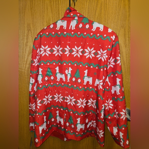 TipsyElves Christmas Blazer And Tie NWT - Picture 4 of 4